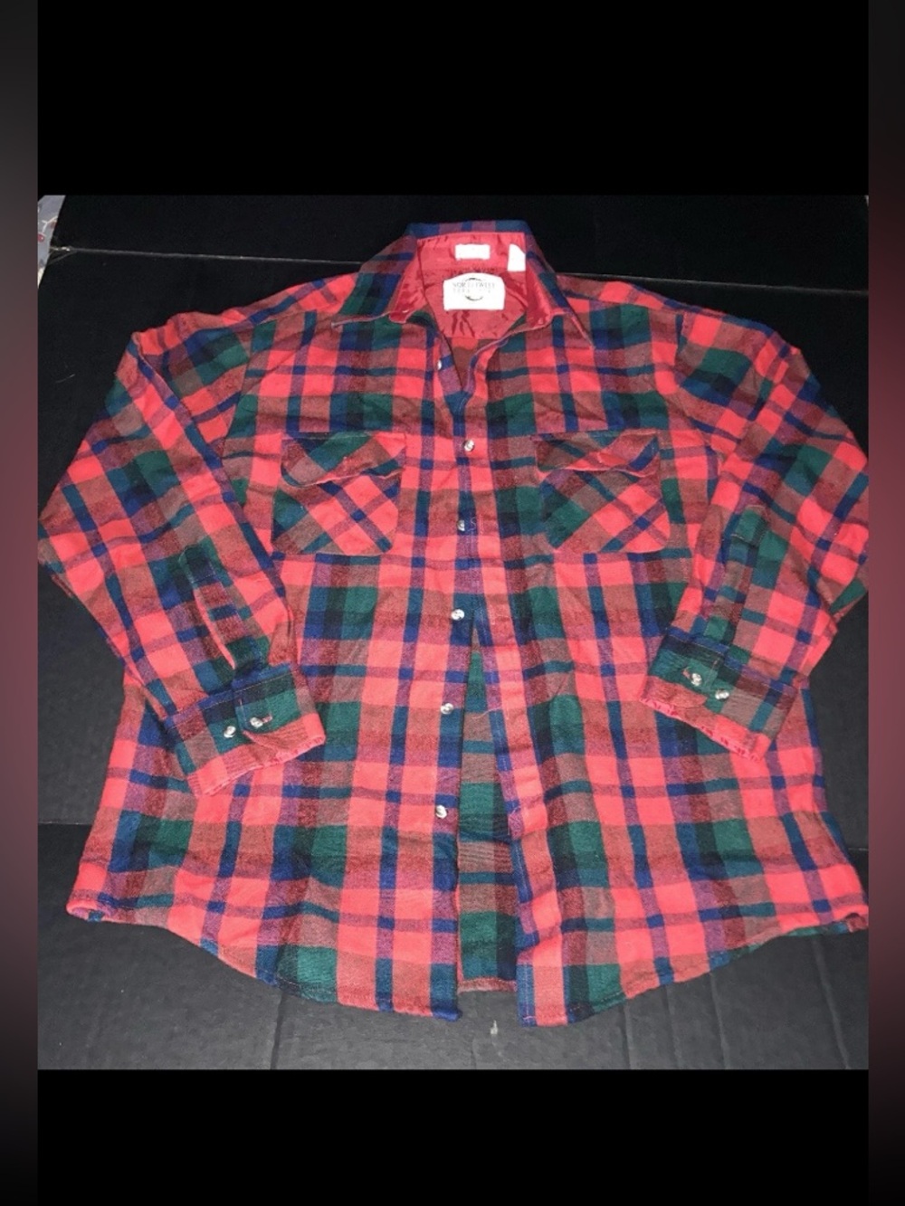 Northwest Territory Red and Green Plaid Button-Down Shirt